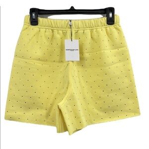 Generation Love Aria Crystal Lemon Yellow Shorts NWT
